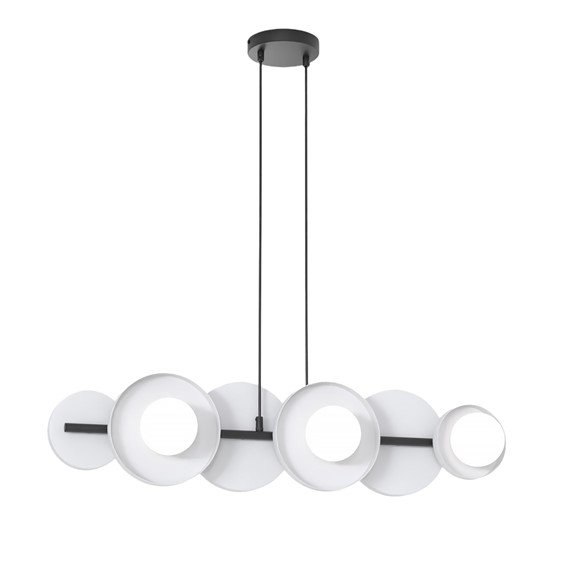 Lampa Wisząca MODEL 6 Czarny/Szary