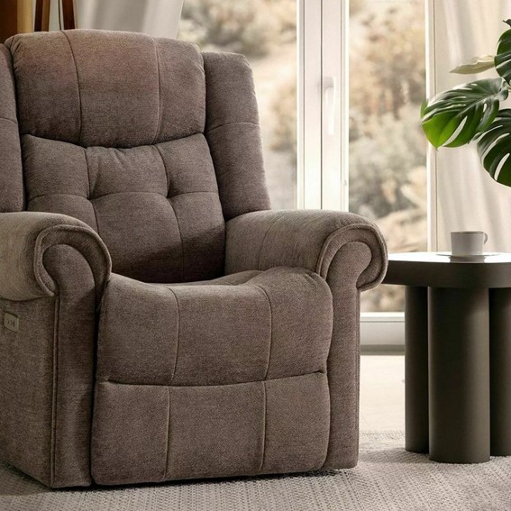 Fotel Rozkładany PARYS RAVEN Ciemny Beż