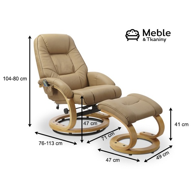 Fotel MATADOR Beżowy