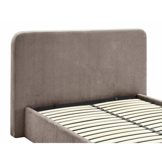 Łóżko LUMIA Raven 140x200cm Ciemny Beżowy