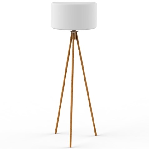 Lampa Podłogowa CLOE 140 CABLE IN&OUT Naturalny/Biały