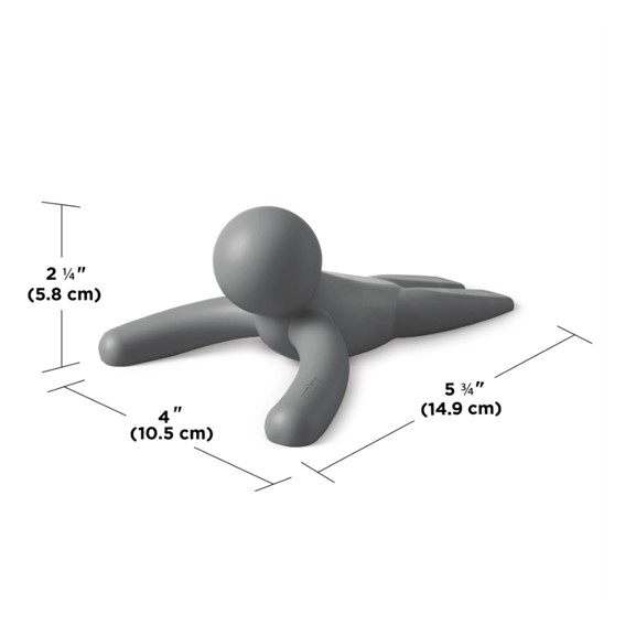 Stoper do Drzwi BUDDY Ciemno Szary