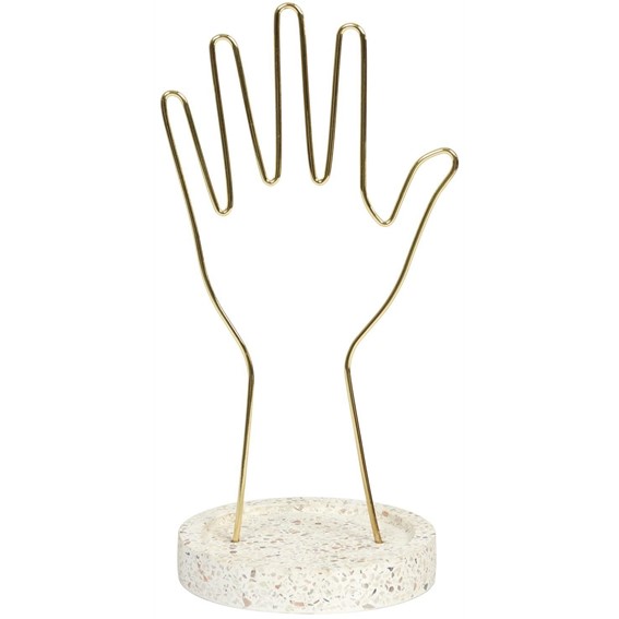 Stojak na Biżuterię ARTY Złoty/Terrazzo