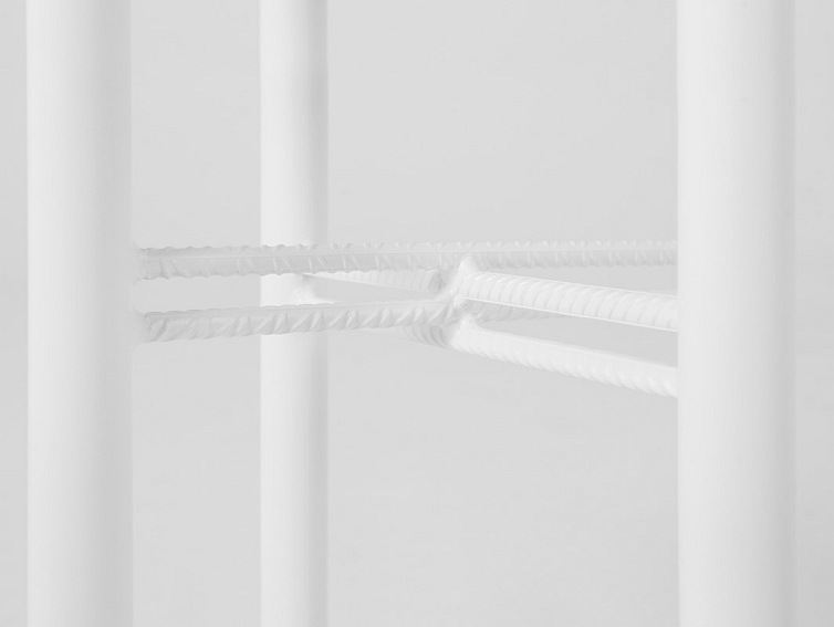 Stolik Kawowy PENTO 40 Biały/Naturalny