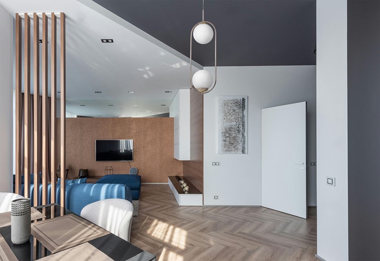 Lampa Wisząca RITUS K-5392 Złoty/Biały