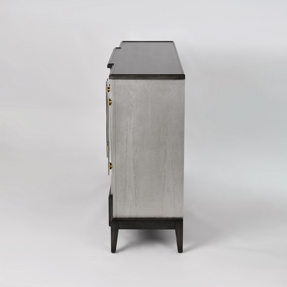 Komoda STILIG ST504 Szary/Brązowy