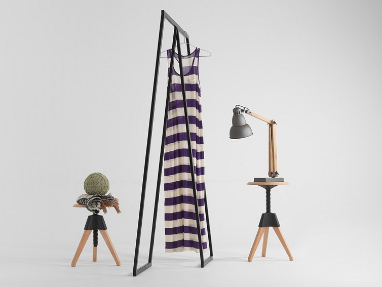 Wieszak Sabu 173 Czarny