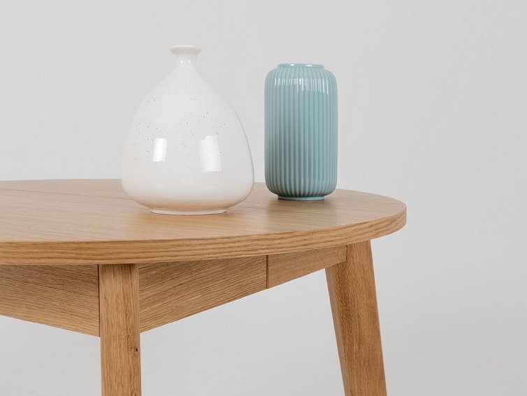 Stół jadalniany WOODYOU ROUND 95 rozkł. – dąb