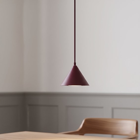 Lampa Wisząca ELIT 1 Burgundowy