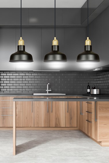 Lampa Sufitowa IBOR 3 Czarny