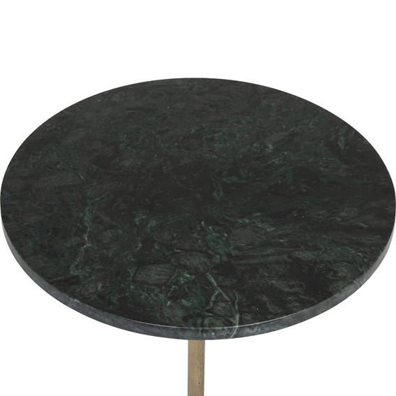 Stolik NEMA MARBLE Fi35,5cm Zielony