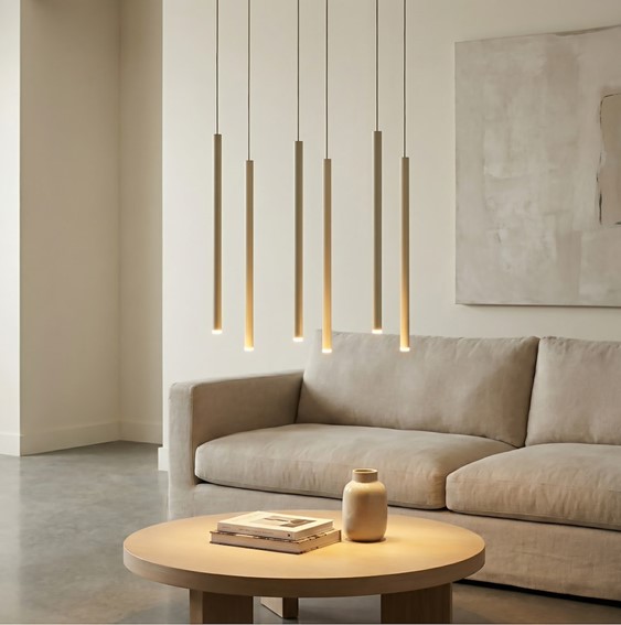 Lampa Wisząca SELTER 6 Beżowy