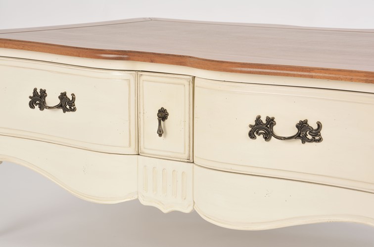 Stolik VENEZIA BIANCO VEB809K Beżowy/Brązowy