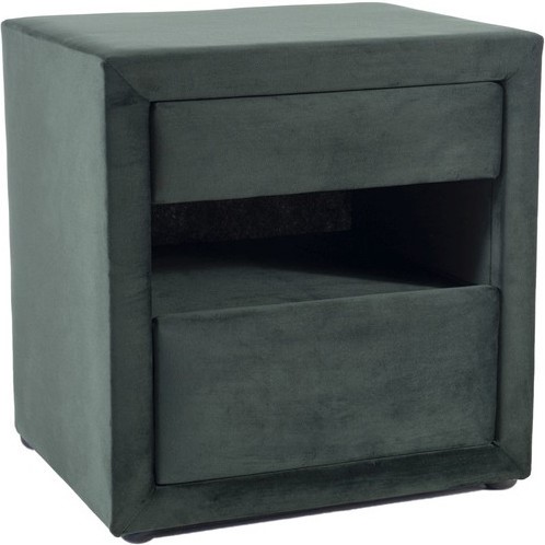 Szafka Nocna ET-003 Velvet Zielony Bluvel 78