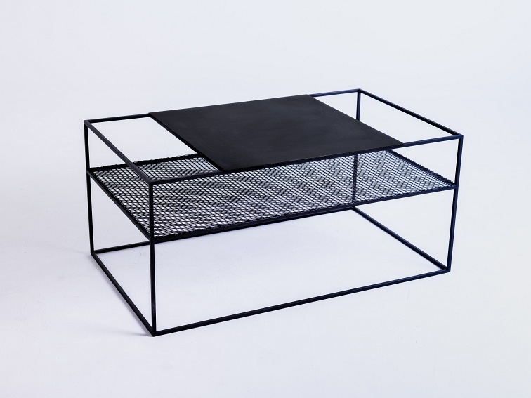 Stół Kawowy Matrix Metal 100x60 Czarny