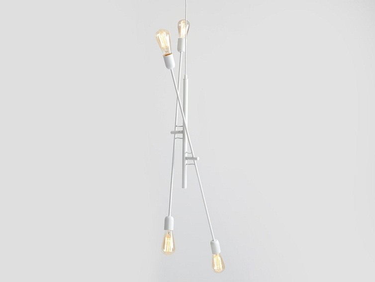 Lampa Wisząca Twigo 4 100x250 Biały