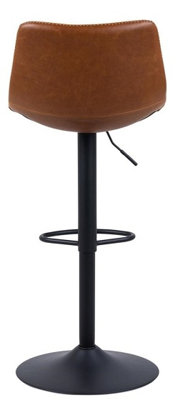 Stołek Barowy OREGON HIGH PU Brandy