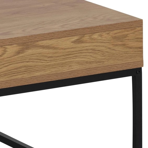 Stolik WILLFORD 80x80 Naturalny/Czarny