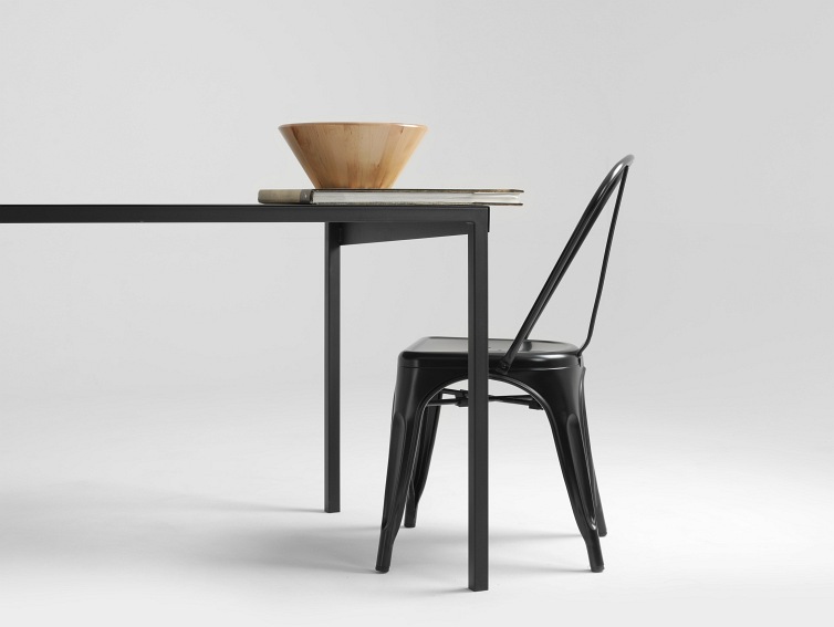 Stół Jadalniany Obroos Metal 140x80 Czarny