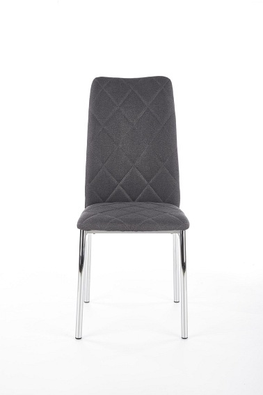 Krzesło K309 Chrom/Ciemny Popiel