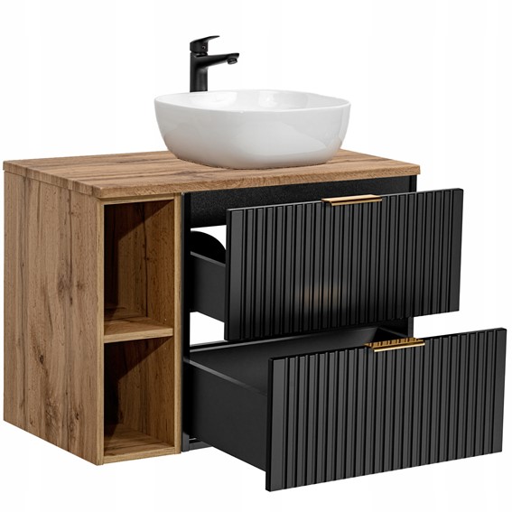 Zestaw ADB B 81-01 UN 62 80cm (Szafka + Regał + Blat + Umywalka) Wotan