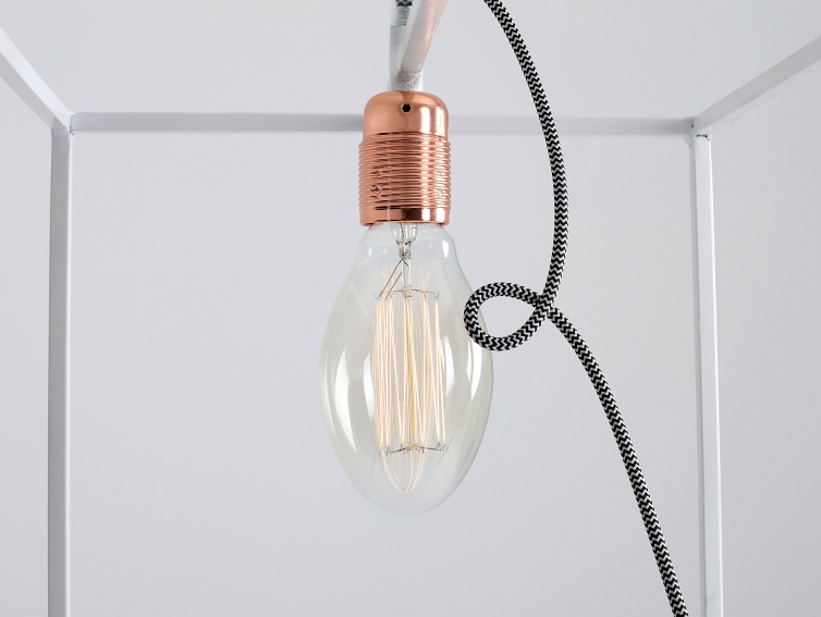 Lampa Podłogowa Metric Floor S 35x35x140 Biały