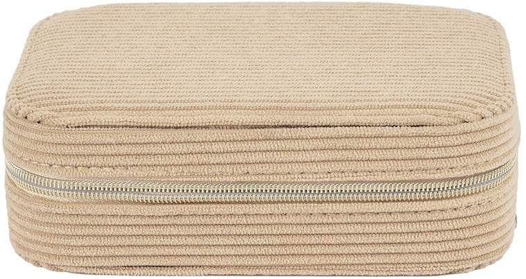 Szkatułka Sztruksowa VELOUR Beżowy