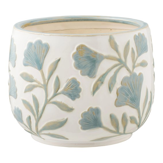 Doniczka Ceramiczna MIŁORZĄB fi22,5 Biały