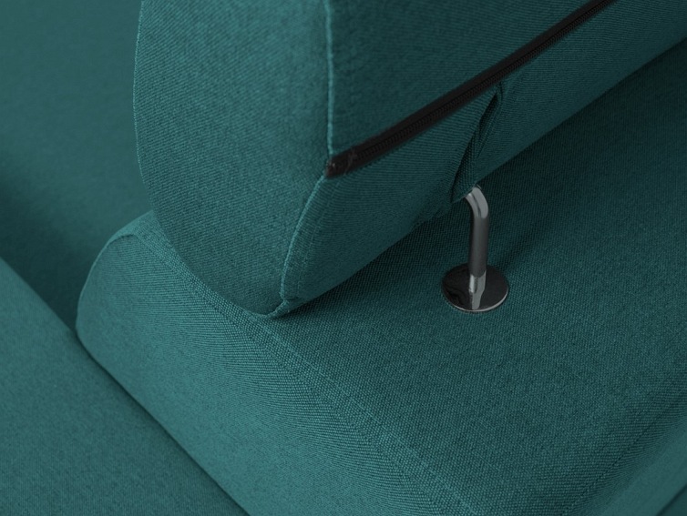 Narożnik Rozkładany Atlantica P 250x160 Morskie Fale/Orzech