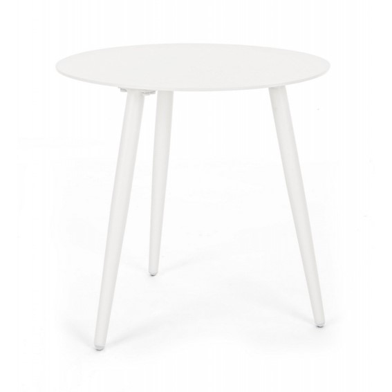 Stolik Ogrodowy RIDLEY fi50 Biały