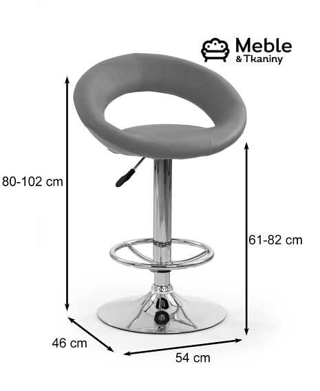 Hoker H15 61-82cm Popiel