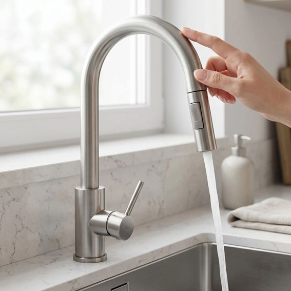 Bateria Kuchenna FRESH TOUCH Nikiel Szczotkowany