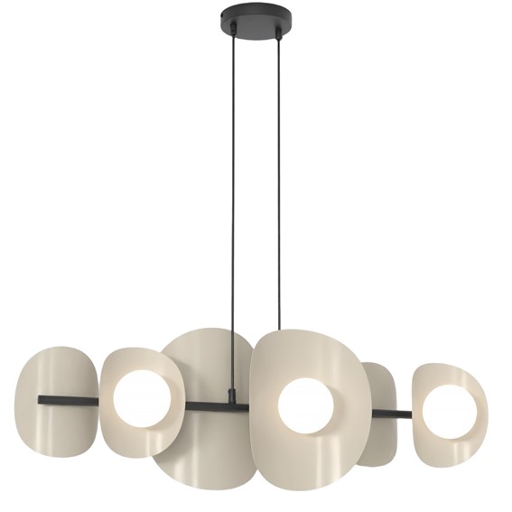 Lampa Wisząca ELEMENTI 6 Beżowy