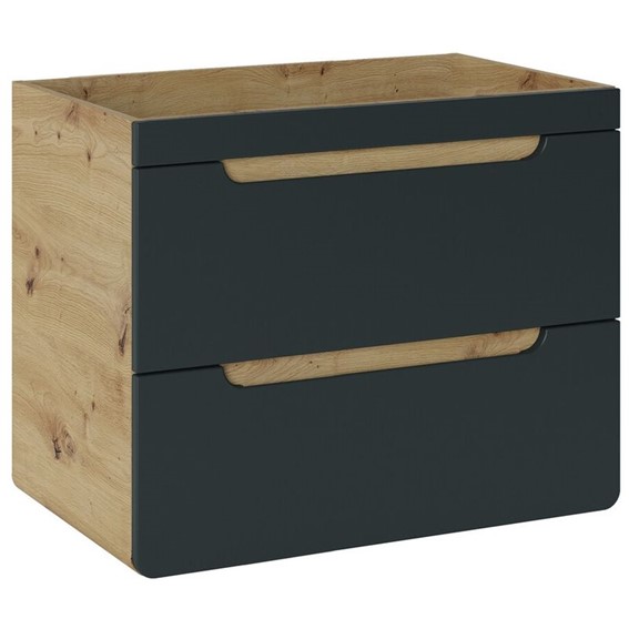Szafka pod Umywalkę ARUBA Dąb Craft/Szary Kosmos