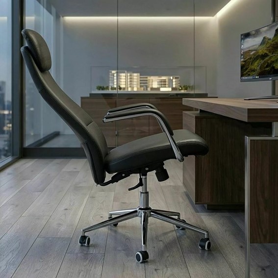 Fotel Obrotowy Q-05 Czarny