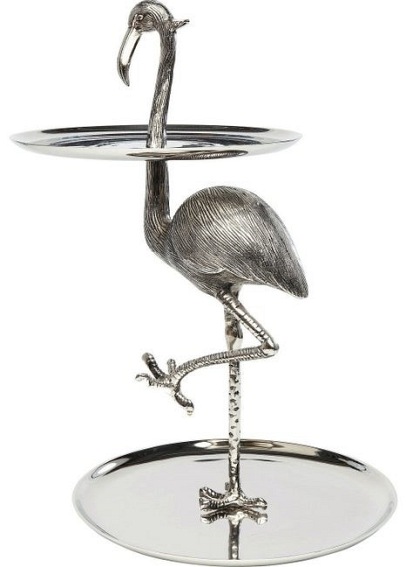 Etażerka Flamingo 43x38x53 Srebrny