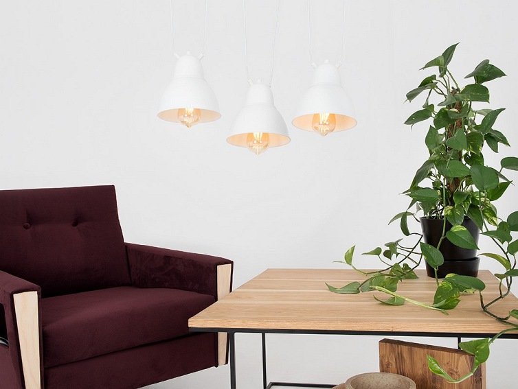 Lampa wisząca COBEN FIX 3 Biały