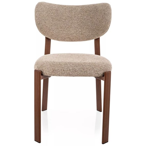 Krzesło RIN D Beż/Orzech