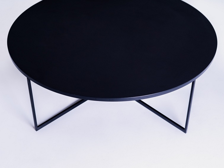 Stół Kawowy NIKO fi100 Czarny
