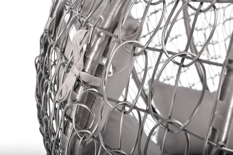 Fotel Wiszący BAHAMA Szary/Szary