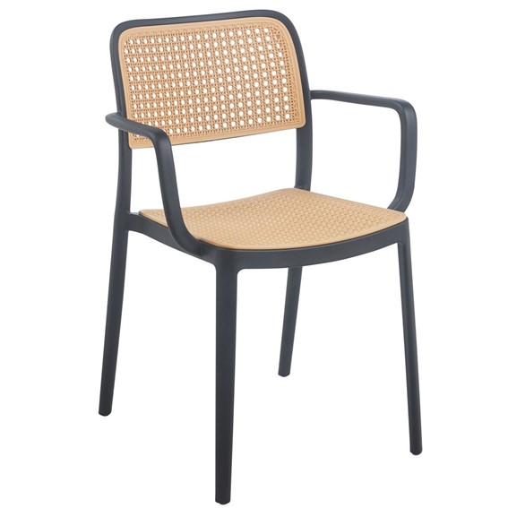 Krzesło K31-FX (B) Naturalny/Czarny