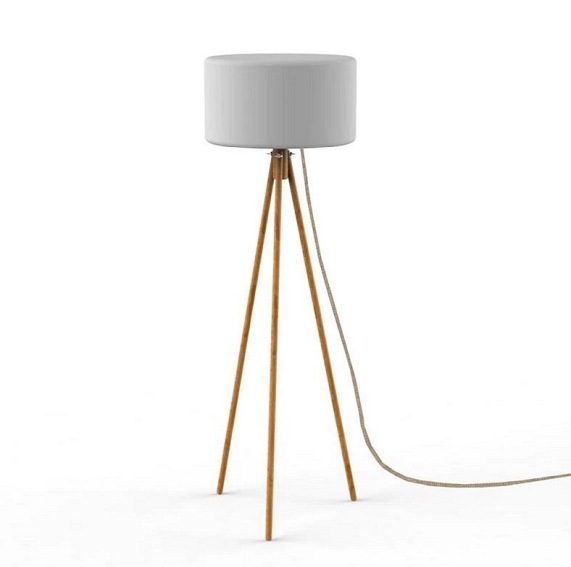 Lampa Podłogowa CLOE 140 CABLE IN&OUT Naturalny/Biały