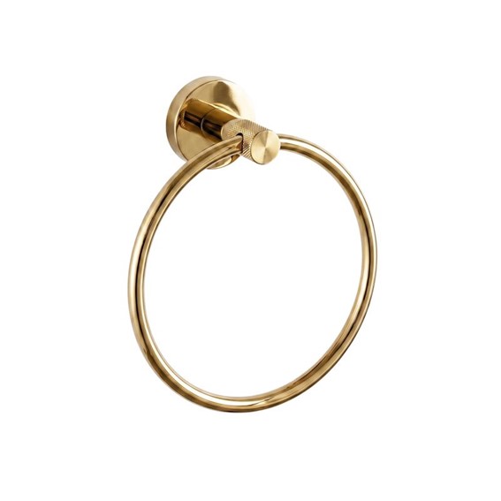 Wieszak Łazienkowy Ring 6610 MODERN Złoty
