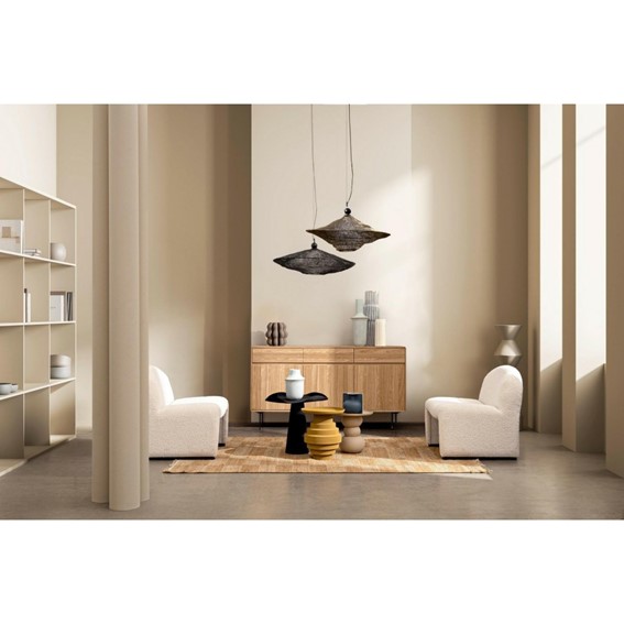 Stolik Kawowy ALPA Fi36cm Beżowy