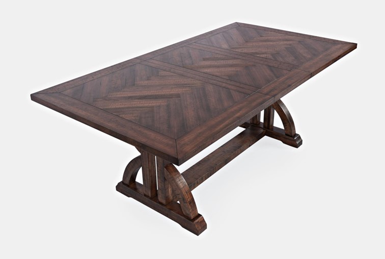 Stół Rozkładany AVOLA (152,5-198)x77,5 Ciemnobrązowy