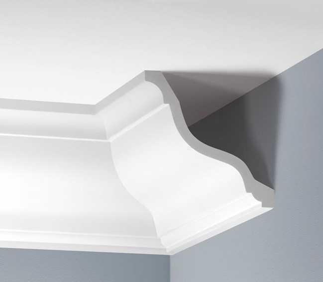 Listwa Gzymsowa Gładka LGG-31 240 cm Biały