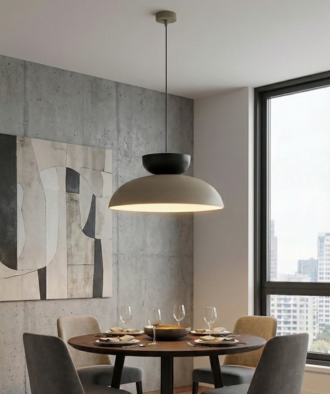 Lampa Wisząca MEGA 1 Beżowy