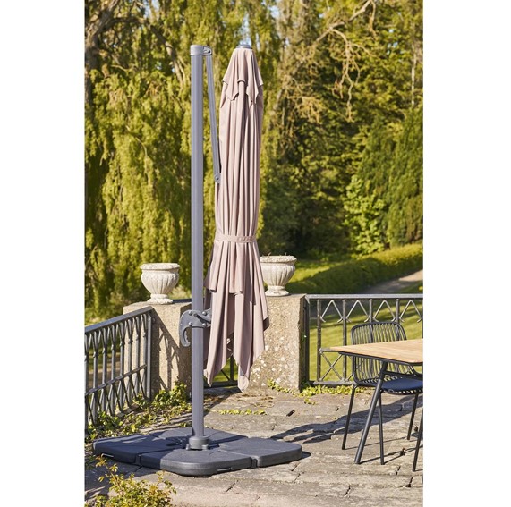 Parasol Ogrodowy BAZA 295cm Beżowy
