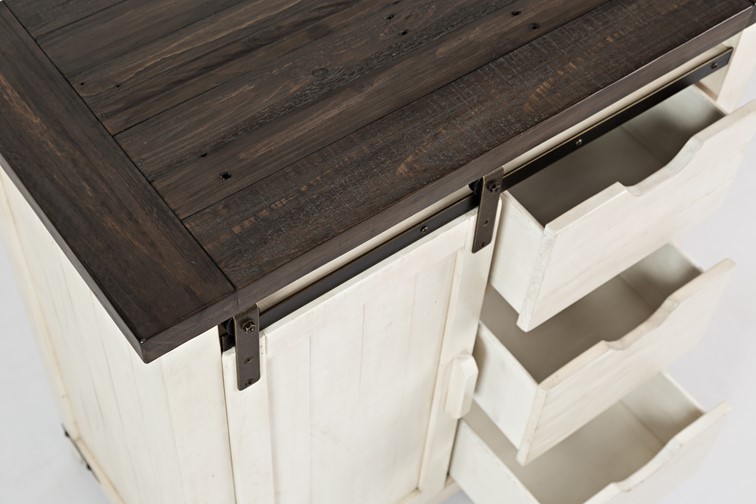 Komoda AVOLA AV1706-32 Biały/Brązowy