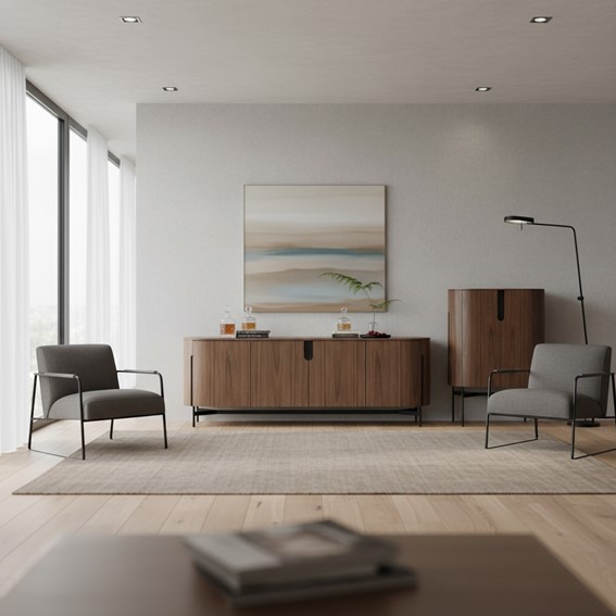 Komoda SILARIO SA08 Brązowy